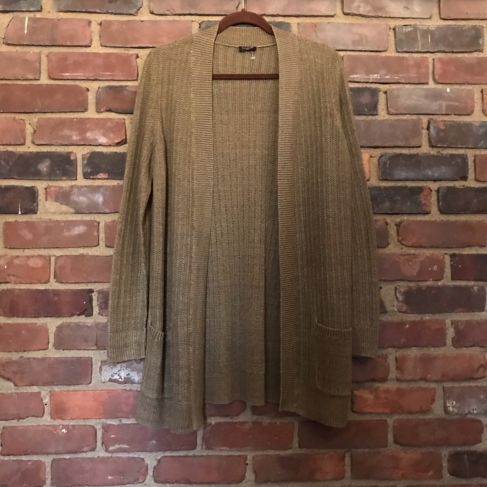 Talbots Linen Open Front With Pockets -40 Chest - image 1